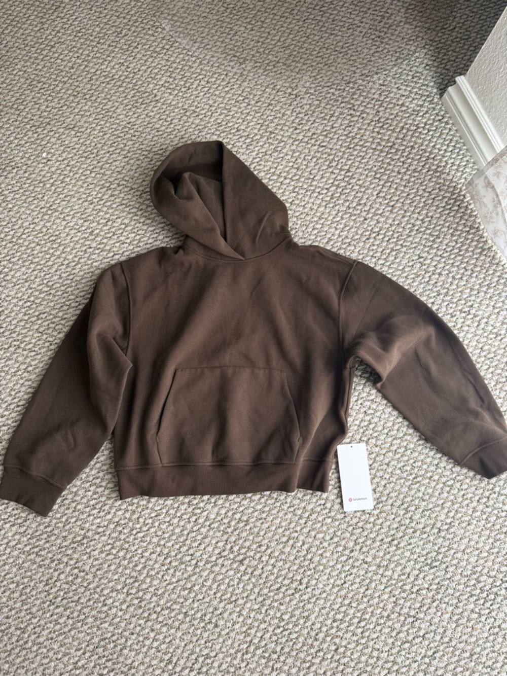 Lululemon W steady star oversized hoodie nwt size small walnut crunch